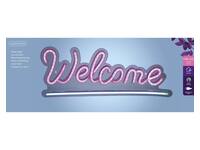 Ledbord Lumineo indoor USB neon Welcome