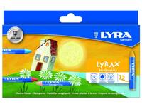 Waskrijt LYRA Lyrax Wax Giants set à 12 kleuren