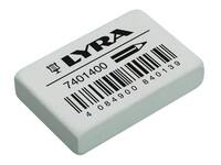 Gum LYRA India Rubber doos à 40 stuks wit