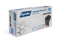Handschoen Hynex nitril M zwart 5gr extra sterk100 stuks