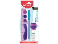 Tekenset Maped Kidy Learn Concentration paars 4-delig