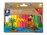 Boetseerklei Staedtler Noris jumbo set à 12 kleuren