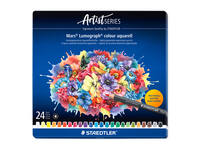 Aquarelpotlood Staedtler Mars Lumograph set à 24 kleuren