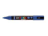 Paintmarker Uni POSCA PC-5BR brushpunt medium donkerblauw