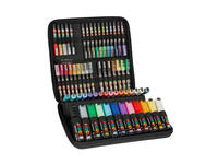 Paintmarker Uni POSCA assorti koffer à 60 stuks