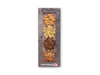 Chocolade Australian bloemen doos 4 stuks