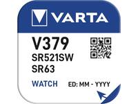 Batterij VARTA knoopcel 1x V379/SR63 zilver
