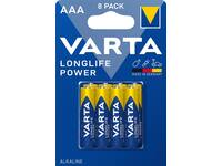 Batterij VARTA Longlife Power 8x AAA