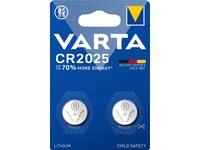 Batterij VARTA knoopcel 2x CR2025 lithium