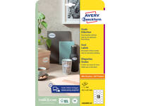 Etiket Avery L6024REV-25 63.5x42.3mm wit 450 stuks