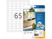 Etiket HERMA Power 10913 38.1x21.2mm wit 1625 stuks