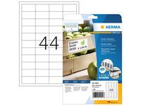 Etiket HERMA Power 10914 48.6x25.4mm wit 1100 stuks