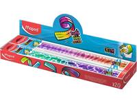 Liniaal Maped Twist 'n Flex Decor Animals 30cm display à 20 stuks assorti
