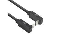 Kabel ACT USB-C hoek boven/beneden 10Gbps 2m
