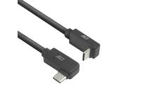 Kabel ACT USB-C hoek links/rechts USB-C hoek boven/beneden 10Gbps 2m