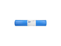 Afvalzak Hynex 70x110cm LDPE recycled T100 120L blauw rol à 20 stuks