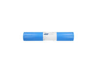 Afvalzak Hynex 70x110cm LDPE recycled T60 120L blauw rol à 20 stuks