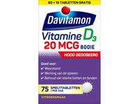 Vitamine D Davitamon Forte smelttablet 75 stuks