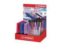Markeerstift STABILO Boss en balpen STABILO Pointball Wildflower ass