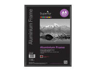 Fotolijst Seco A4 zwartkleurig geborsteld aluminium