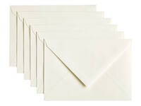 Envelop Papicolor C6 114x162mm anjerwit pak à 6 stuks