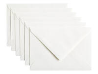 Envelop Papicolor C6 114x162mm hagelwit pak à 6 stuks