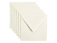 Envelop Papicolor 140x140mm anjerwit pak à 6 stuks