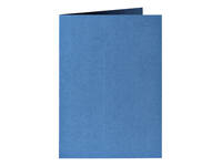 Correspondentiekaart Papicolor dubbel 105x148mm donkerblauw pak à 6 stuks