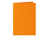 Correspondentiekaart Papicolor dubbel 105x148mm oranje pak à 6 stuks