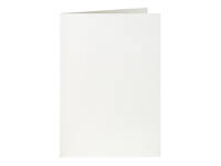 Correspondentiekaart Papicolor dubbel 105x148mm hagelwit pak à 6 stuks