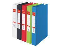 Ringband Esselte Standaard A4 42mm 30% gerecycled PP folie assorti