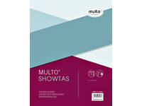 Showtas Multo A5 17-gaats PP 0.08mm nerf 10 stuks