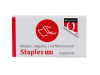 Nieten Quantore 24/6 verkoperd 1000 stuks