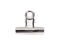 Papierklem MAUL Bulldog 70mm capaciteit 40mm zilver 5 stuks