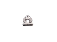 Papierklem MAUL Bulldog met magneet 30mm zilver 2 stuks