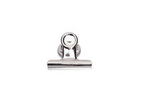 Papierklem MAUL Bulldog met magneet 52mm zilver 2 stuks
