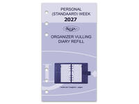 Agendavulling 2027 Kalpa Personal 7dagen/2pagina's