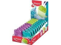Puntenslijper Maped Shaker 2-gaats display à 20 stuks assorti