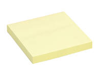 Memoblok Quantore 76x76mm geel 100 vel