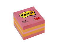 Memoblok Post-it 2051 51x51mm kubus roze