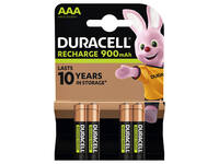 Batterij oplaadbaar Duracell 4x AAA 900mAh Ultra