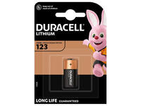 Batterij Duracell 1x CR123 high power lithium