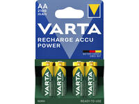 Batterij oplaadbaar VARTA 4x AA 2100mAh ready2use