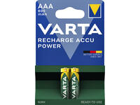 Batterij oplaadbaar VARTA 2x AAA 800mAh ready2use