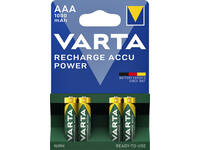 Batterij oplaadbaar VARTA 4x AAA 1000mAh ready2use