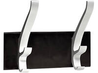 Kapstok Unilux wand Cypres 2 haken metallic grijs