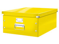 Opbergdoos Leitz Click & Store WOW groot 369x200x482mm geel