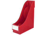 Tijdschriftencassette Leitz extra breed rood