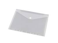 Enveloptas Europel A4 240x310mm 11-gaats PP transparant wit