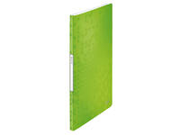 Showmap Leitz WOW A4 20-tassen PP groen